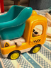 谷雨（GOODWAY）工程車(chē)0-3歲6兒童玩具嬰兒學(xué)爬小汽車(chē)模型慣性滑行挖掘機生日禮物 曬單實(shí)拍圖