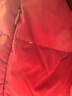 皮爾卡丹（pierre cardin）洋氣寬松韓版羽絨服女2025冬季新款時(shí)尚連帽百搭顯瘦白鴨絨短外套 紅色 羽絨服 XL 【125-135】斤 曬單實(shí)拍圖
