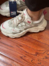 FILA 斐樂(lè )官方女鞋老爹鞋運動(dòng)鞋2025秋季新款鞋子蕨草鞋2休閑鞋 豆腐白/咖啡棕-ST 37.5 曬單實(shí)拍圖