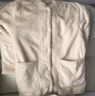 無(wú)印良品（MUJI）女式暖柔家居睡衣套裝女士家居服女款25年秋冬新品女裝FD38CC5A 象牙白色 S -M(上裝:160/84A,下裝:160/66A) 曬單實(shí)拍圖