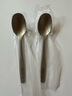 萊柏頓食品級純鈦湯勺湯勺學(xué)生吃飯勺子分餐勺家用成人筷子調羹大湯匙子 本色【1套裝】 鈦勺鈦筷 曬單實(shí)拍圖