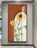 名莎入戶(hù)玄關(guān)裝飾畫(huà)走廊過(guò)道大幅豎版掛畫(huà)現代簡(jiǎn)約小清新向日葵晶瓷畫(huà) 01款-向陽(yáng)花開(kāi) 30X60(晶瓷平面+不帶燈) 曬單實(shí)拍圖