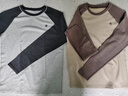 Q21【厚暖】小暖皮兒童保暖內(nèi)衣套裝男女童寶寶校服神器保暖衣褲 奶黃色拼色【厚暖 適合-5~5℃】 130 曬單實(shí)拍圖
