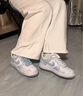 耐克（NIKE）定制Nike Air Force 1仙靈禮袋新中式 鴛鴦鞋帶金屬掛飾板鞋男天 天藍(lán)色(特殊禮袋) 40 曬單實(shí)拍圖