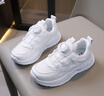回力（Warrior）小白鞋兒童運動(dòng)鞋休閑鞋男女童老爹鞋 WZ(CL)-0679 白色 37  曬單實(shí)拍圖
