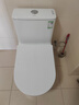 九牧（JOMOO）11383-2-1/31KA-1家用虹吸抗菌雙漩坐便器大沖力節水馬桶305坑距 曬單實(shí)拍圖