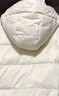 鴨鴨（YAYA）羽絨馬甲女外穿秋冬新款情侶男女同款連帽馬夾背心羽絨服外套 米白色 XL /175(建議130-145斤) 曬單實(shí)拍圖