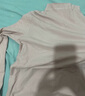 森馬（Semir）長袖T恤女半高領(lǐng)吸濕發(fā)熱抗菌2024冬緊身抓絨打底衫109724101001 曬單實(shí)拍圖