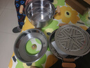 愛(ài)仕達（ASD）蒸鍋304不銹鋼三層家用蒸煮燉湯鍋 30CM加高雙層蒸籠·原木系列G1 曬單實(shí)拍圖