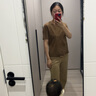 京東京造短袖T恤女10A抗菌秋季新款修身顯瘦女裝抑菌防汗 黑色圓領(lǐng) M 曬單實(shí)拍圖