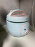 美的（Midea）迷你電飯煲微壓 小型家用電飯煲1-2人電飯鍋家用1-2-3個(gè)人用宿舍萌趣多功能煲湯煮飯煮粥不粘內膽 【機械款】一鍵快煮 1.6L 黑晶防粘內膽 曬單實(shí)拍圖