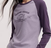 森馬（Semir）長(zhǎng)袖T恤女拼色插肩袖小狗套頭衫鹽系潮冬季抓毛衣服101724101010 曬單實(shí)拍圖