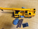 力利（LI LI）超大號吊車(chē)玩具車(chē)起重機吊機大吊車(chē)工程車(chē)兒童汽車(chē)模型男孩3-6歲2 大號吊車(chē)（送3根木頭） 曬單實(shí)拍圖