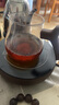 憶壺茶（YIHUTEA）玻璃茶壺耐高溫家用茶壺茶具辦公室加厚茶水分離過(guò)濾花茶壺泡茶器 【透明平底】木把泡茶壺 600ml 曬單實(shí)拍圖