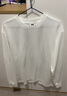 優(yōu)衣庫男裝女裝大師T AIRism棉混紡圓領(lǐng)T恤長(cháng)袖25秋冬新款479781 00 白色 S 曬單實(shí)拍圖