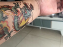 俏格調紋身貼中國龍彩色青龍男女花臂手臂持久仿真刺青身 中國龍 1張[一張不夠貼] 曬單實(shí)拍圖