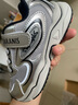 泰蘭尼斯秋季男童老爹鞋運(yùn)動(dòng)鞋軟底防滑校園休閑鞋兒童緩震慢跑鞋銀色27 曬單實(shí)拍圖