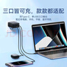 倍思 65W氮化鎵充電器Type-C多口快充頭線(xiàn)充套裝適用蘋(píng)果16pro/15/14華為小米手機蘋(píng)果筆記本電腦ipad 【65W氮化鎵三口充電器】2C+1U丨黑色 曬單實(shí)拍圖