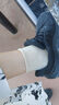 棉竹屋【JDF姜妍同款】襪子女秋冬軟棉棉中筒襪純棉抗菌防臭女士短襪5雙 曬單實(shí)拍圖