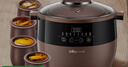 小熊（Bear）電燉鍋 電燉盅 隔水燉鍋 煲湯鍋燉湯鍋 電砂鍋 紫砂鍋 煮粥鍋大容量4-6人可預約定時(shí)B45Z1 6.5L 曬單實(shí)拍圖
