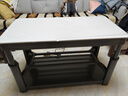 暖洋洋2025新款湖南上下發(fā)熱石墨烯烤火茶幾長(cháng)方形升降電暖爐桌子電熱取暖桌家用冬季多功能烤火爐取暖器 柔感白玉1.2*0.6米 （石墨烯+滑輪） 曬單實(shí)拍圖