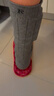 迪普爾 加熱襪充電冬季防寒保暖發(fā)熱暖腳襪戶(hù)外可行走男女電加熱襪鞋墊 灰色四檔調溫上下發(fā)熱 曬單實(shí)拍圖
