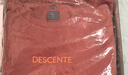 DESCENTE【90周年紀念款】ESSENTIAL系列男士短袖針織衫 DR-深紅色 2XL (185/104A) 曬單實(shí)拍圖