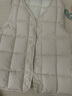 嘟嘟家兒童馬甲冬裝寶寶保暖背心洋氣冬款男童無(wú)袖衣服馬夾寶寶童裝時(shí)髦 米白色 100 曬單實(shí)拍圖