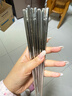 雙立人（ZWILLING）不銹鋼筷子家用一人一雙Minimale高檔餐具套裝現(xiàn)代銀 4雙 曬單實(shí)拍圖