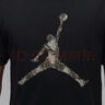 耐克（NIKE）Jordan官方喬丹男子速干籃球T恤夏季新款純棉 DRI-FIT HJ2863 011黑/帆白 L 曬單實(shí)拍圖