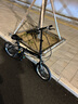 大行（DAHON）折疊自行車(chē)16英寸YUKI超輕迷你便攜男女式通勤單車(chē)KT610 黑色  曬單實(shí)拍圖