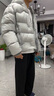 喜馬拉雅玉龍鵝絨服 駱駝聯(lián)名高山攀登專(zhuān)業(yè)戶(hù)外抗寒防風(fēng)防潑水高蓬羽絨服 太空灰 M 曬單實(shí)拍圖