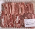 【180天白豬家庭裝】冰鮮豬肋排帶軟骨1kg 曬單實(shí)拍圖