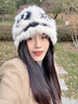啄木鳥(niǎo)（TUCANO）時(shí)尚百搭毛線(xiàn)帽子女含羊毛兔毛國潮醒獅帽漁夫帽氣質(zhì)桶帽遮臉盆帽 曬單實(shí)拍圖