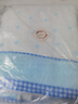 金號（KING SHORE）A類(lèi)純棉浴巾無(wú)捻紗柔軟吸水 加厚卡通小熊全棉嬰兒浴巾130*64cm 藍色無(wú)捻超柔浴巾130*64cm/300g 曬單實(shí)拍圖
