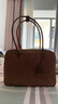 CHARLES&KEITH25冬新品大容量波士頓包保齡球包CK2-30671861-1 Mocha Brown摩卡棕 L 曬單實(shí)拍圖