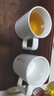 炊大皇陶瓷杯馬克杯茶杯 經(jīng)典黑白泡茶杯咖啡杯早餐杯果汁水杯白色420ml 曬單實(shí)拍圖