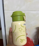 大嘴猴保溫杯男女學(xué)生大容量?jì)和佣Y物吸管杯高顏值 綠椰仙蹤580ml 曬單實(shí)拍圖