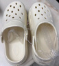 名創(chuàng  )優(yōu)品（MINISO）洞洞鞋男女夏季外穿涼鞋防滑厚底踩屎感包頭涼拖鞋 卡其+海洋星星 曬單實(shí)拍圖