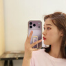 宜客愛(ài)【旋轉腕帶支架】適用蘋(píng)果17promax手機殼iPhone17pro保護套男女新款梅子色兔子鏡頭全包防摔超薄 【梅子色兔子】隱形腕帶+金屬支架+金色 iphone 17 Pro Max 曬單實(shí)拍圖