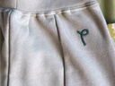 papa爬爬冬裝兒童運動(dòng)褲男童女童加絨褲子寶寶衛褲長(cháng)褲童裝 黑灰 90 cm 曬單實(shí)拍圖