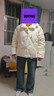 森馬（Semir）陳都靈羽絨服女國風(fēng)甜美盤(pán)扣2024冬季短款立領(lǐng)厚外套109724113015 曬單實(shí)拍圖