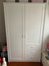 宜家（IKEA）穆斯肯雙門(mén)簡(jiǎn)易衣柜現代簡(jiǎn)約家用臥室柜子小戶(hù)型出租房用 白色 曬單實(shí)拍圖