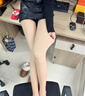 光腿神器女打底褲2025秋冬新款可外穿防勾絲耐穿超顯瘦修身連褲襪 膚色 【200g薄絨款】 均碼 【適合80-135斤】 曬單實(shí)拍圖