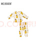 Milkbarn兒童長(cháng)褲長(cháng)袖套裝男女童純棉家居服兩件套秋季外出童裝 大象 80 cm 曬單實(shí)拍圖