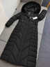 逐雅加厚長(cháng)款羽絨服女超厚加長(cháng)過(guò)膝超長(cháng)款到腳踝東北300g北方極寒修身 黑色 L 適合110-125斤 曬單實(shí)拍圖