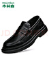 木林森（MULINSEN）男鞋商務(wù)休閑豆豆鞋一腳蹬軟底駕車(chē)懶人鞋 2202 曬單實(shí)拍圖