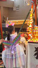 席佰小馬寶莉衣服女童公主裙彩色蓬蓬紗連衣裙紫悅兒童萬(wàn)圣節演出服裝 白色連衣裙+翅膀+頭箍+假發(fā) 120cm 曬單實(shí)拍圖