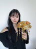 駱易家金色手捧花新款中式結婚新娘秀禾服權杖送閨蜜新婚禮物團扇喜扇子 手捧花--金玉滿(mǎn)堂 【成品+亞克力禮盒+禮袋】 無(wú)規格 曬單實(shí)拍圖
