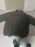 羅蒙（ROMON）夾克男2025新款秋冬上衣純棉工裝寬松大碼春季休閑翻領(lǐng)襯衫外套潮 軍灰 XL （合適體重140-160斤） 曬單實(shí)拍圖